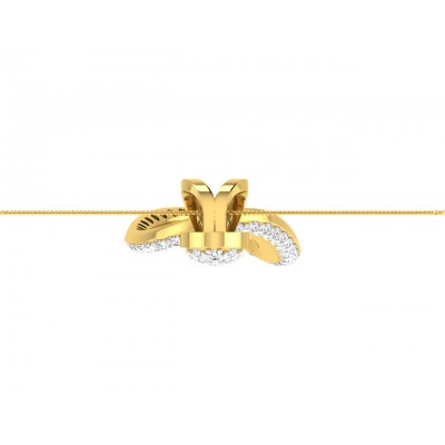 Eeva Diamond Pendant in Gold